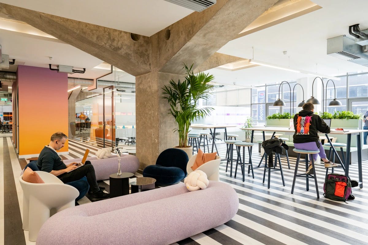 interior of huckletree manchester ancoats