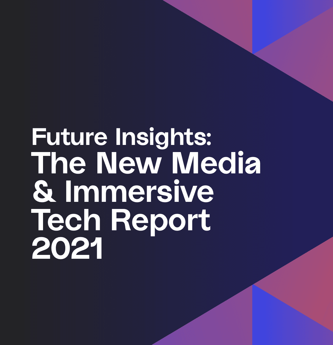 Immersive tech report front page