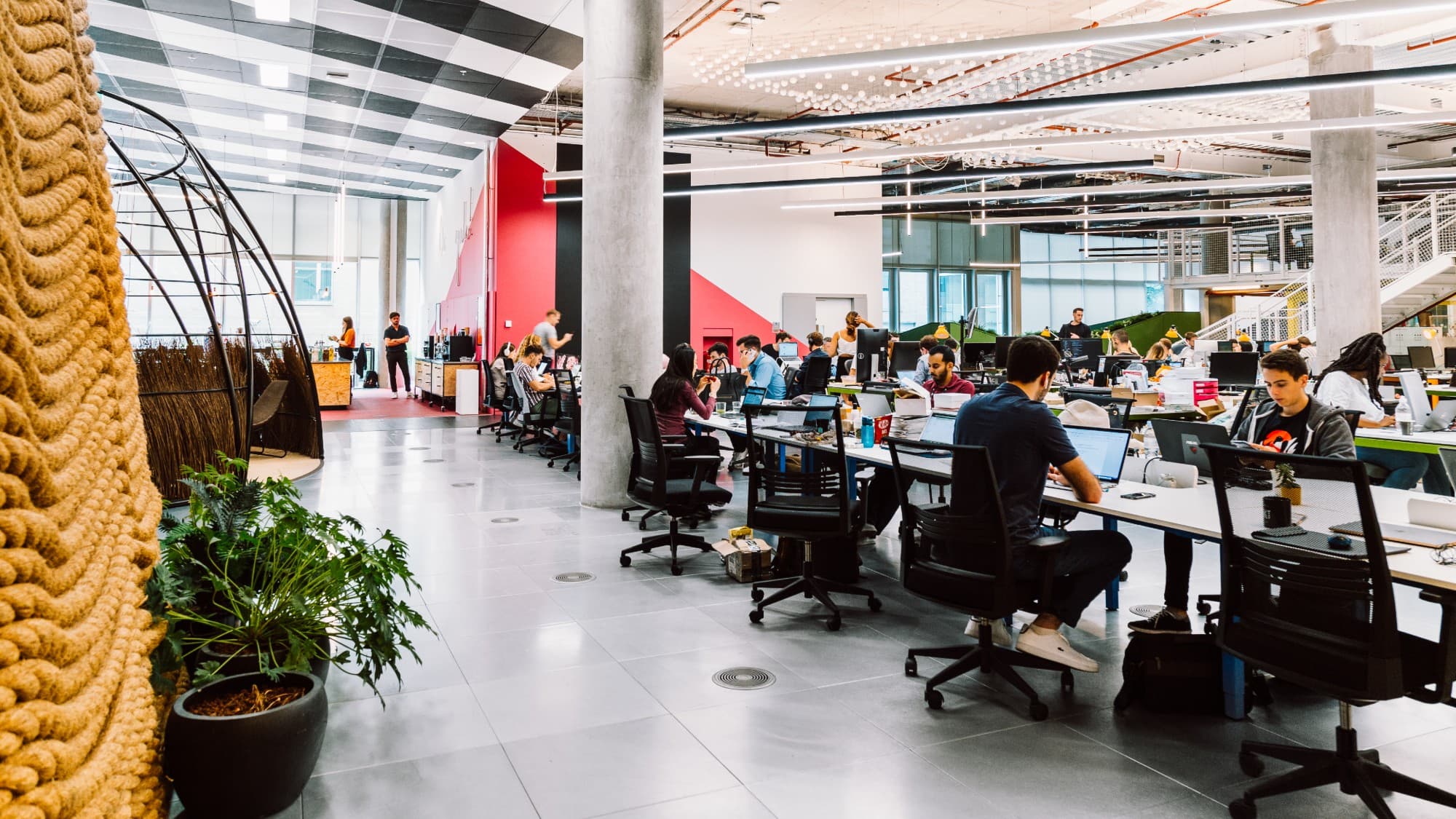 Resident desk area, White City
