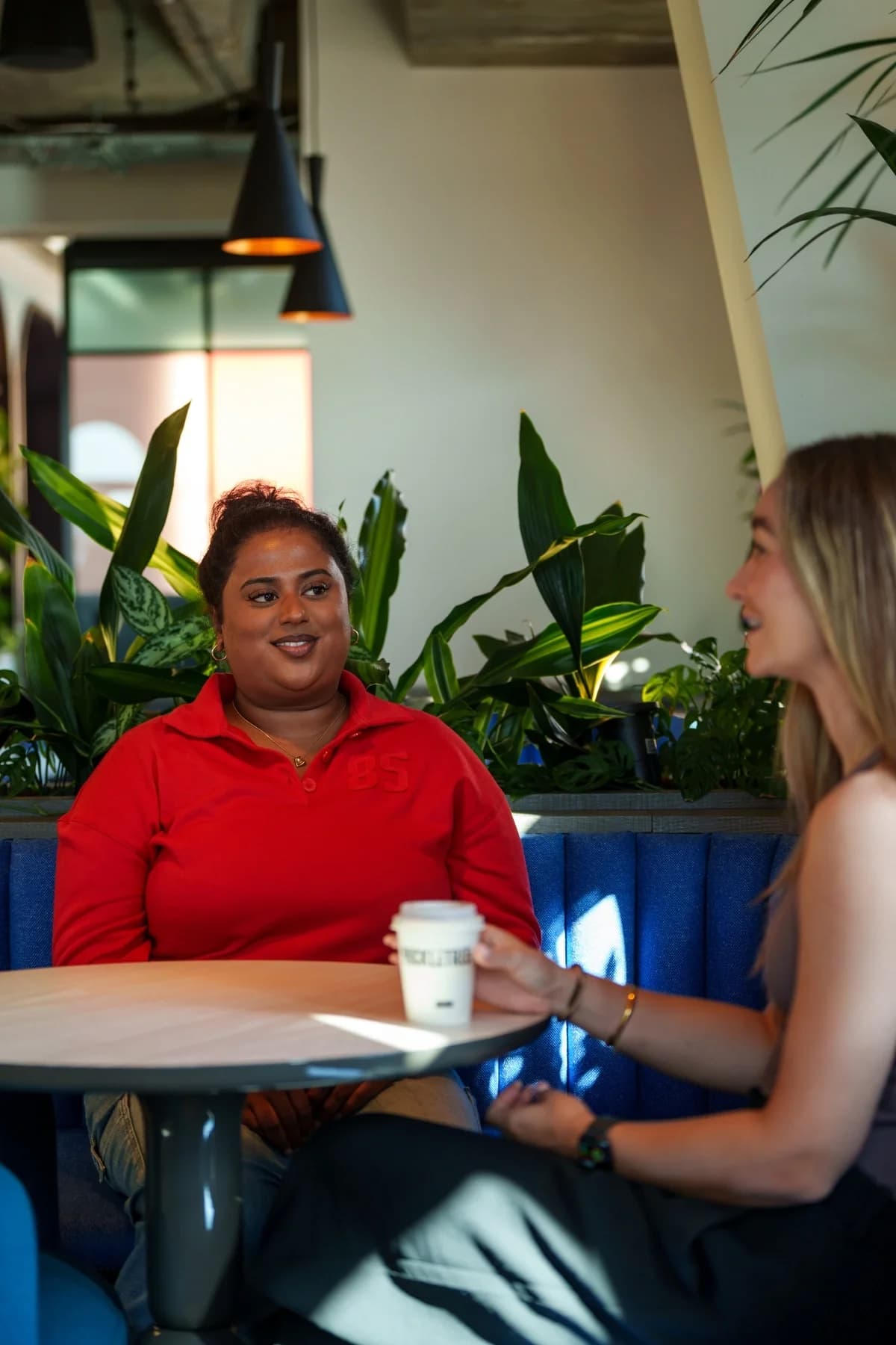 photo of members in conversation