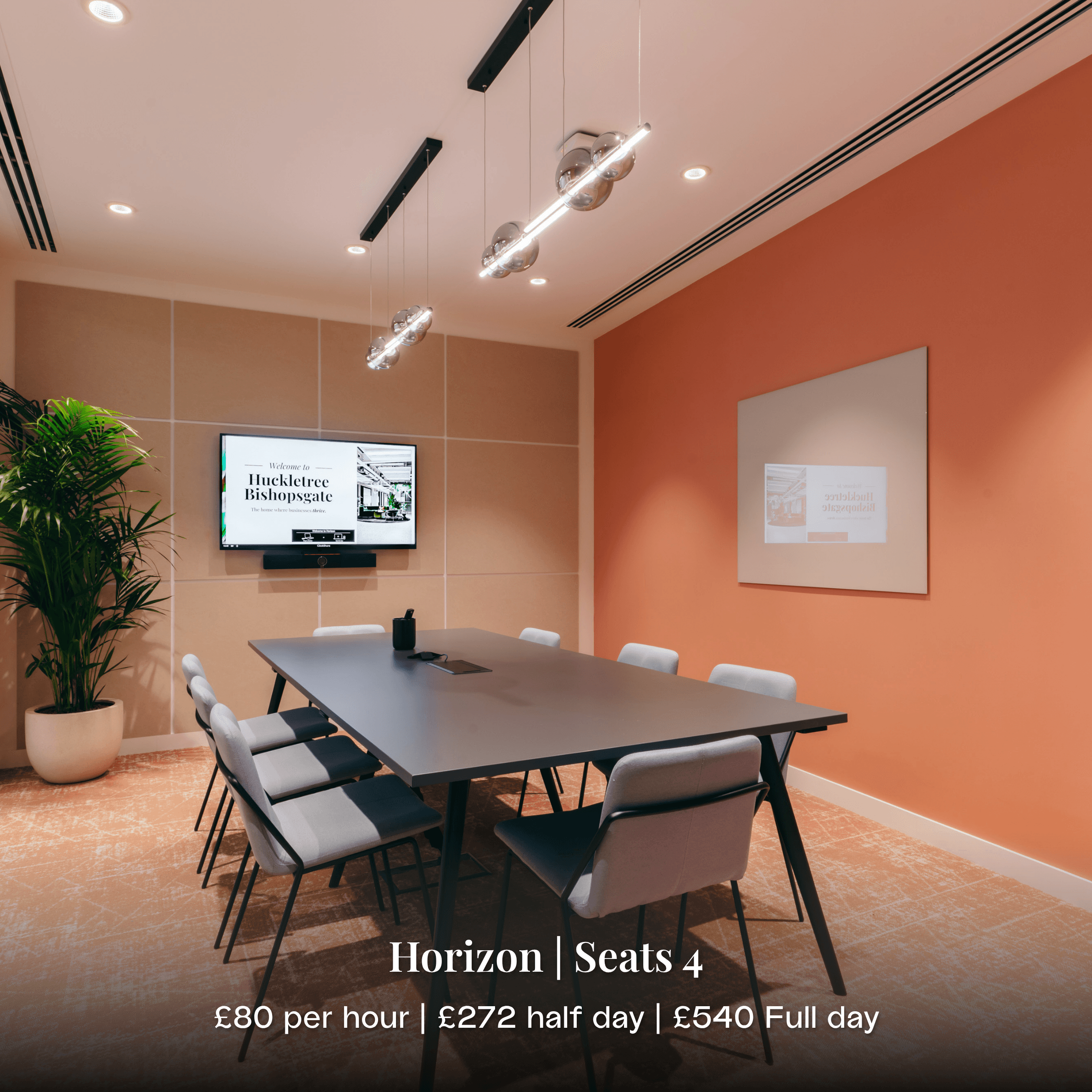 Horizon meeting room in 8 bishopsgate