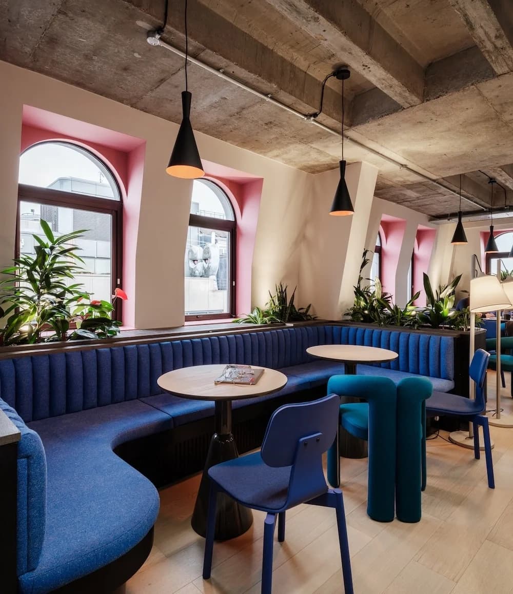 Kensington coworking space in the lounge
