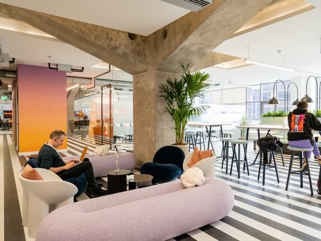 interior of huckletree manchester ancoats