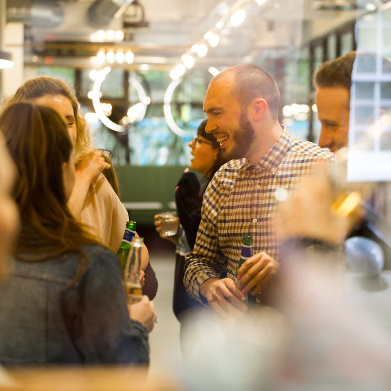 Huckletree soho members drinks