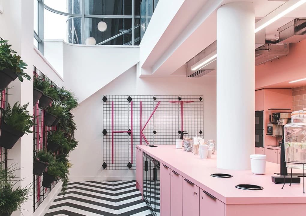 Huckletree manchester kitchen area