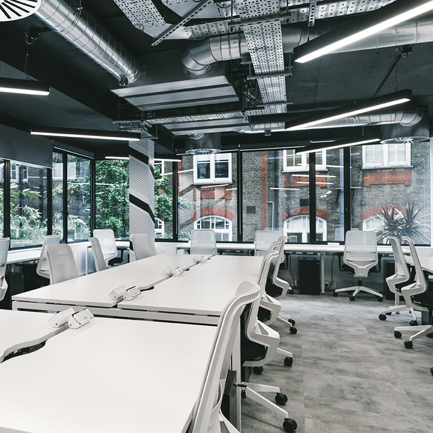 Studio office at Huckletree Soho