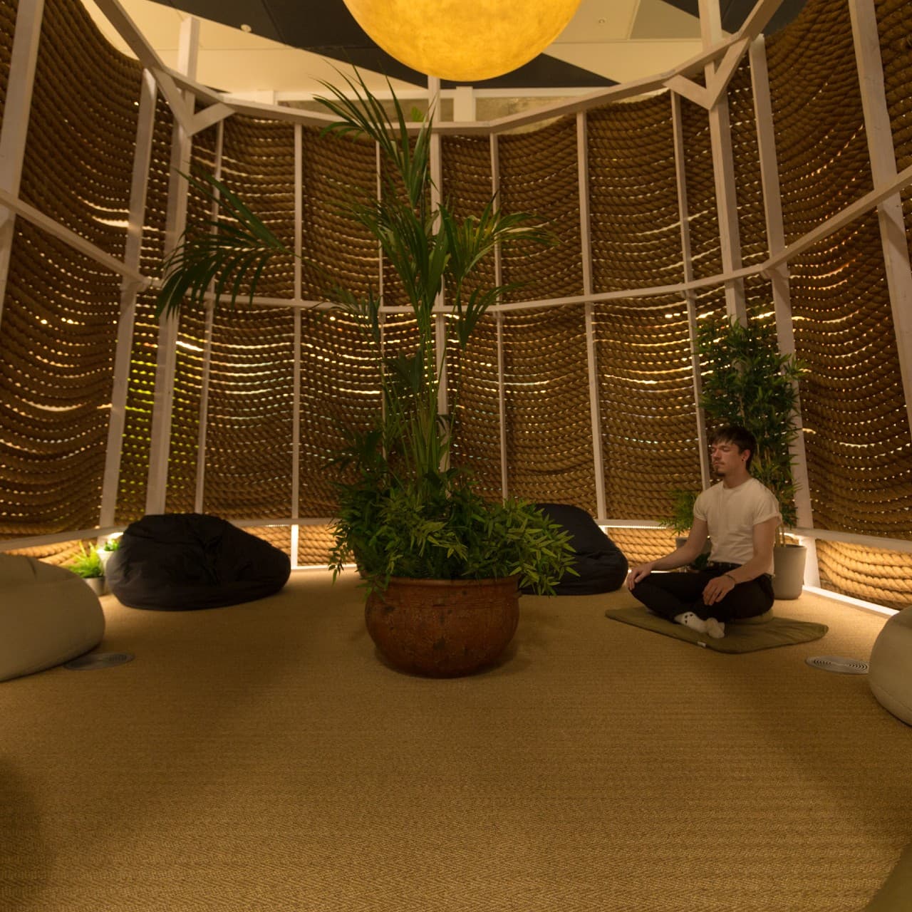 Huckletree west meditation space