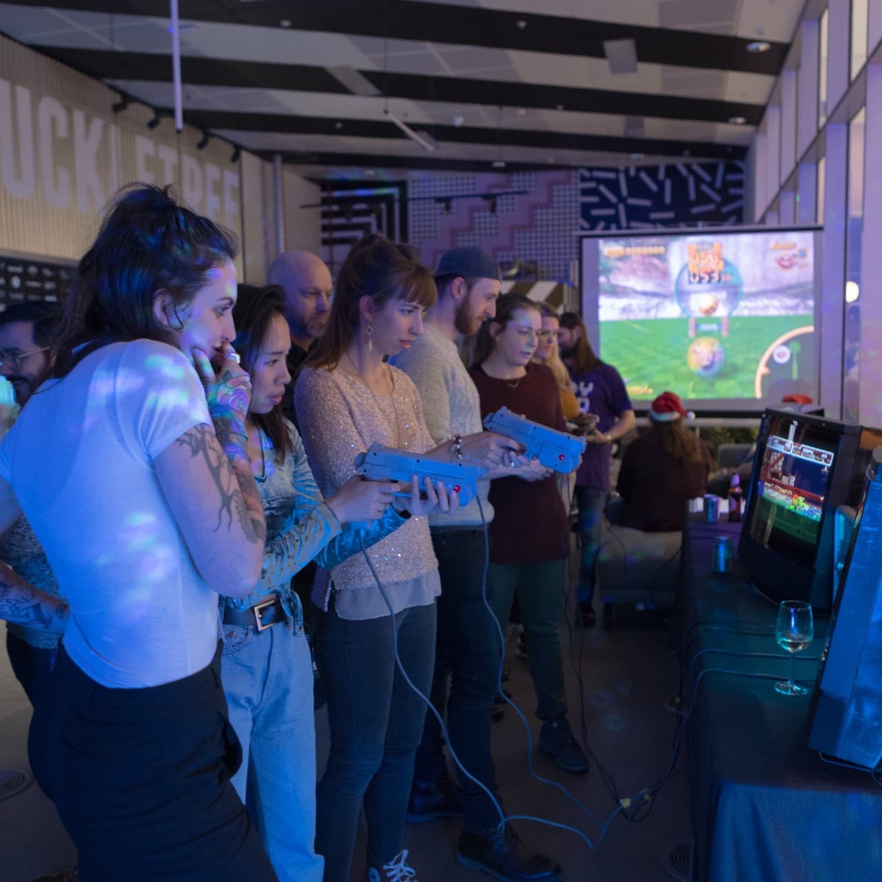Huckletree West christmas party 2018