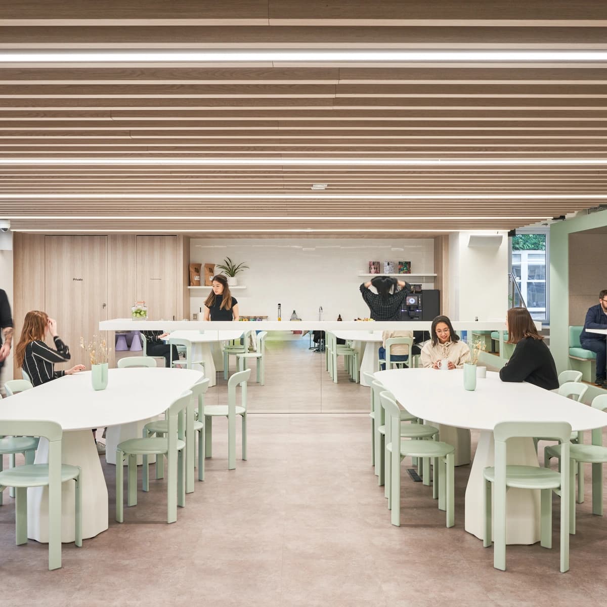 The space for events at Oxford Circus,