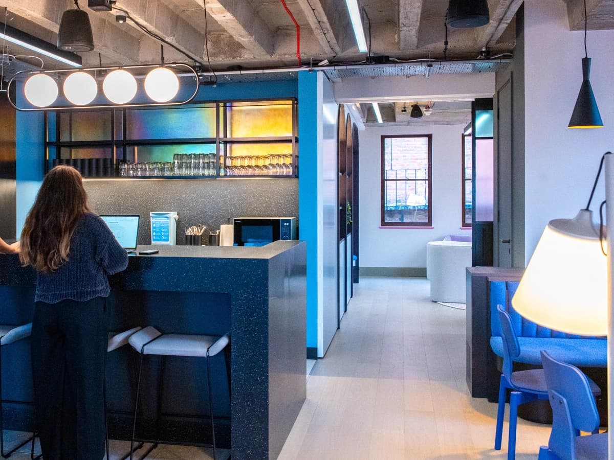 Kensington coworking space in the lounge