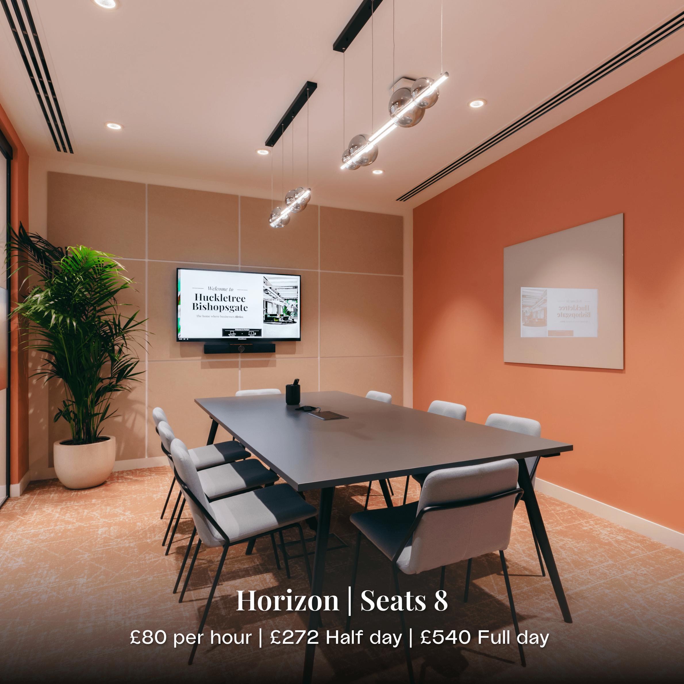 Horizon meeting room in 8 bishopsgate