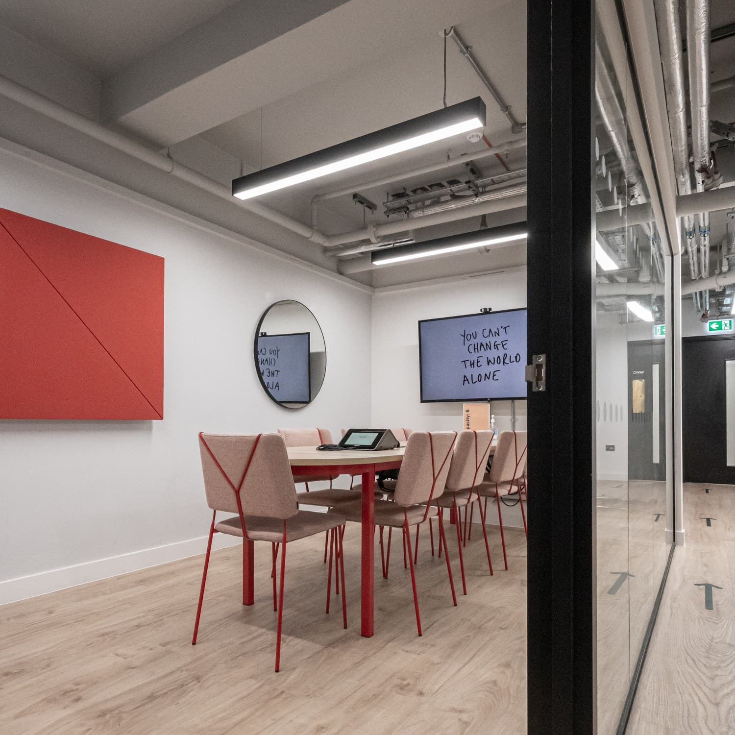 Meeting room, Huckletree Soho