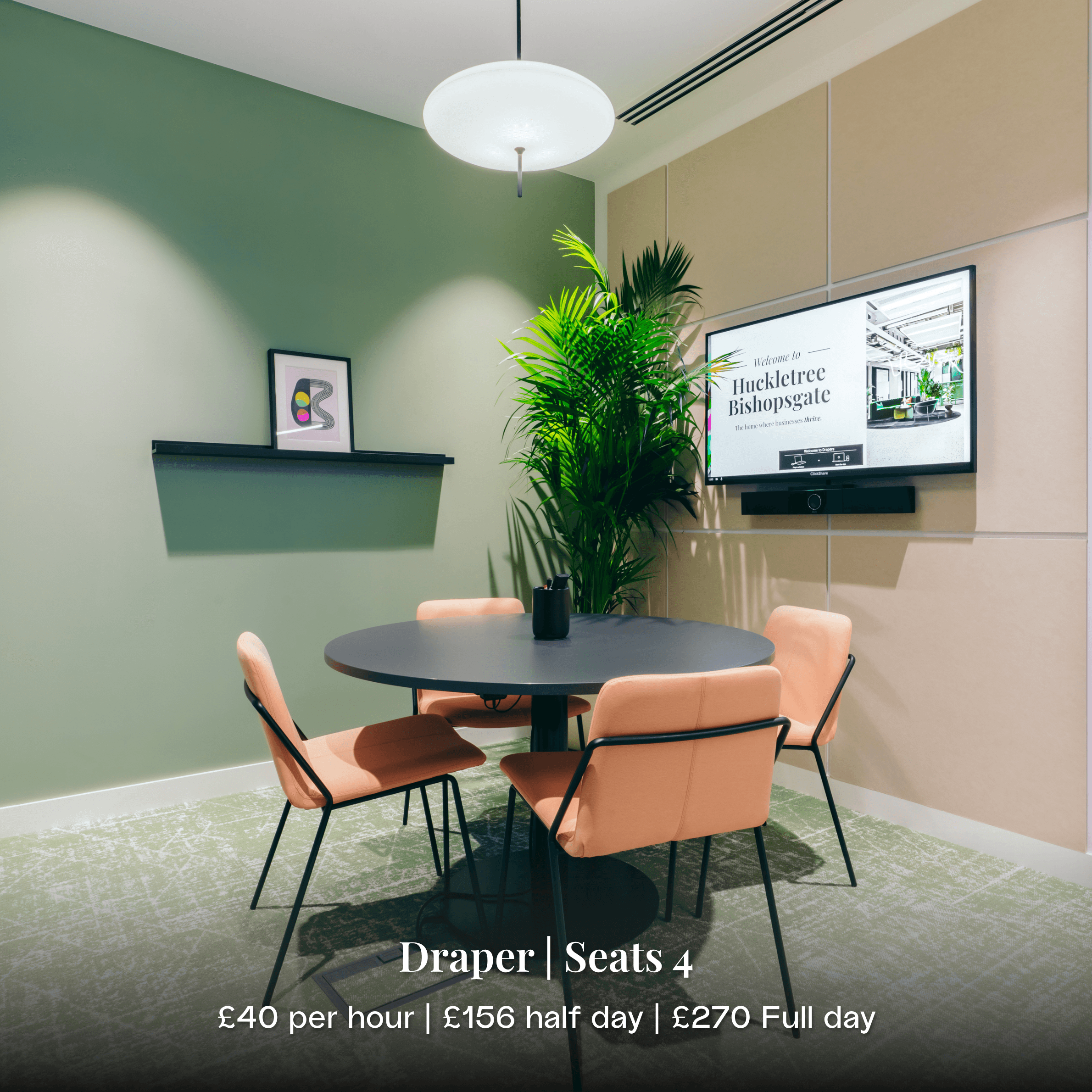 Draper meeting room in 8 bishopsgate