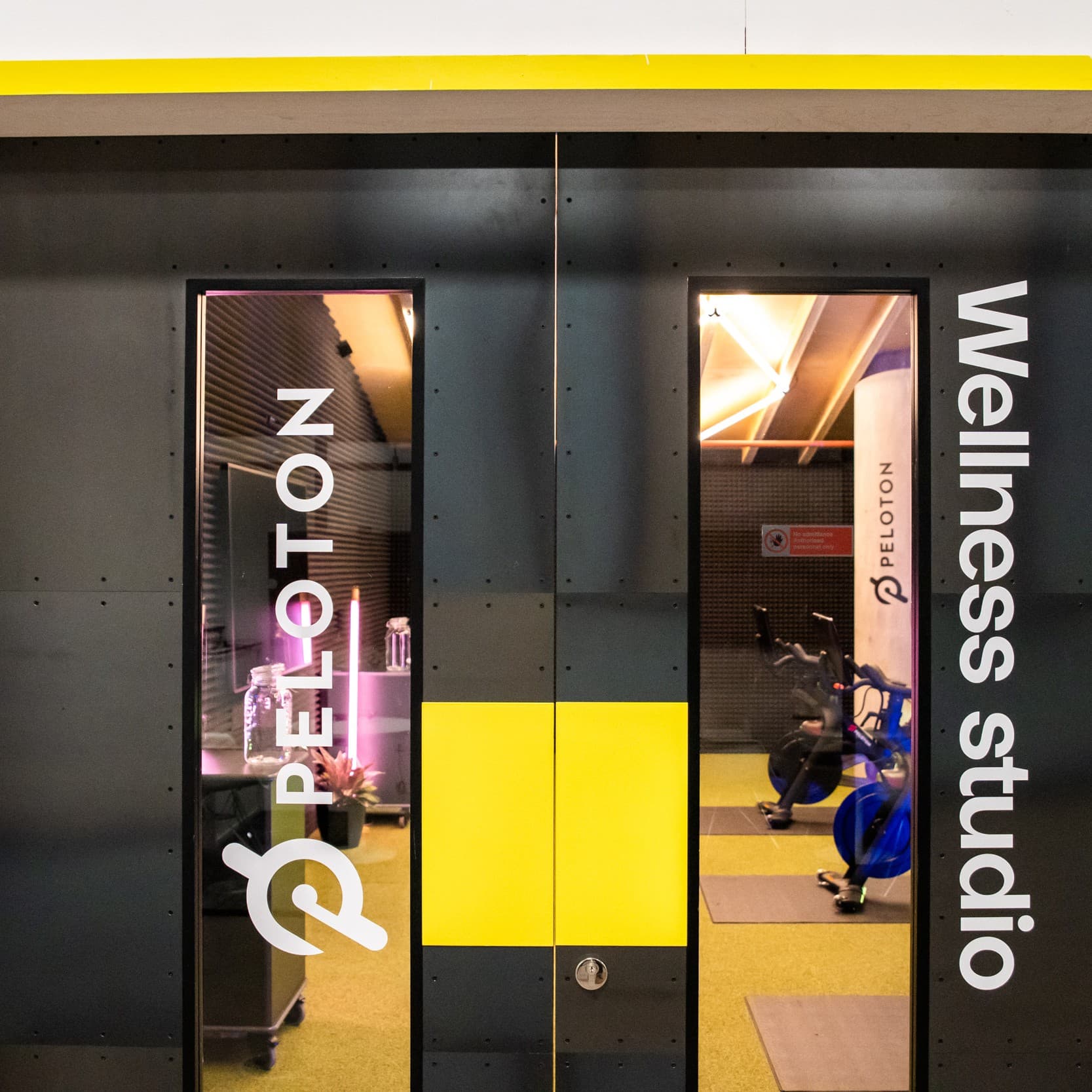Huckletree West peleton studio