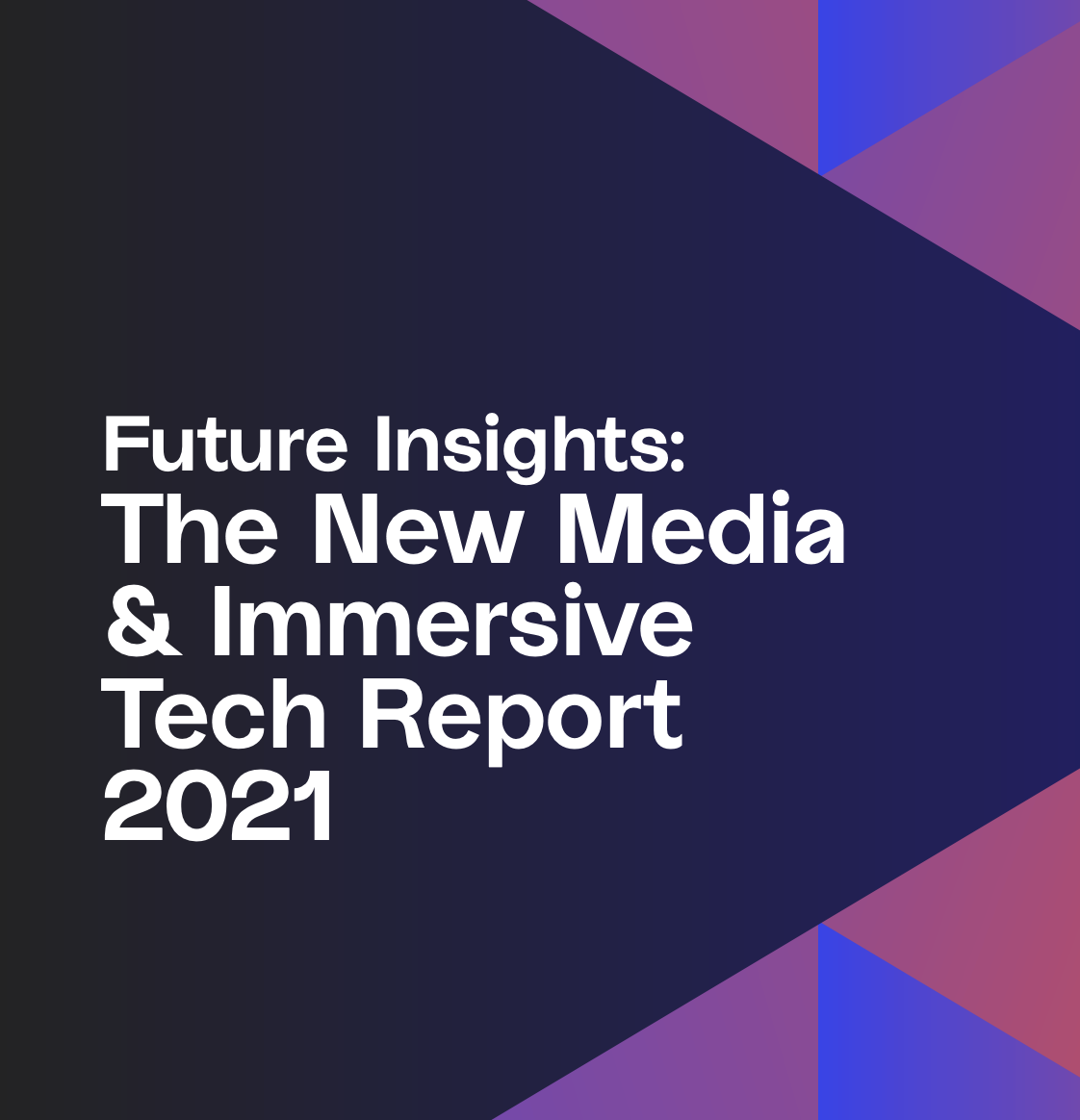Immersive tech report front page