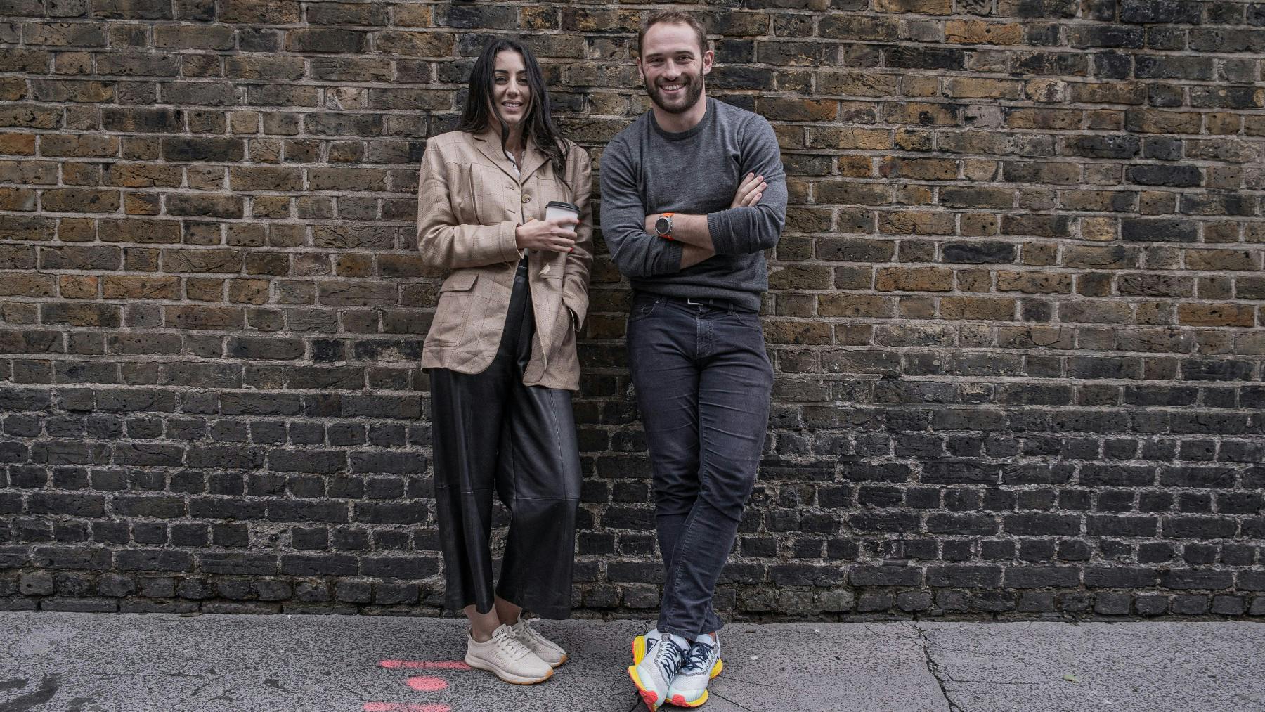 Huckletree co-founders, Gaby and Andrew